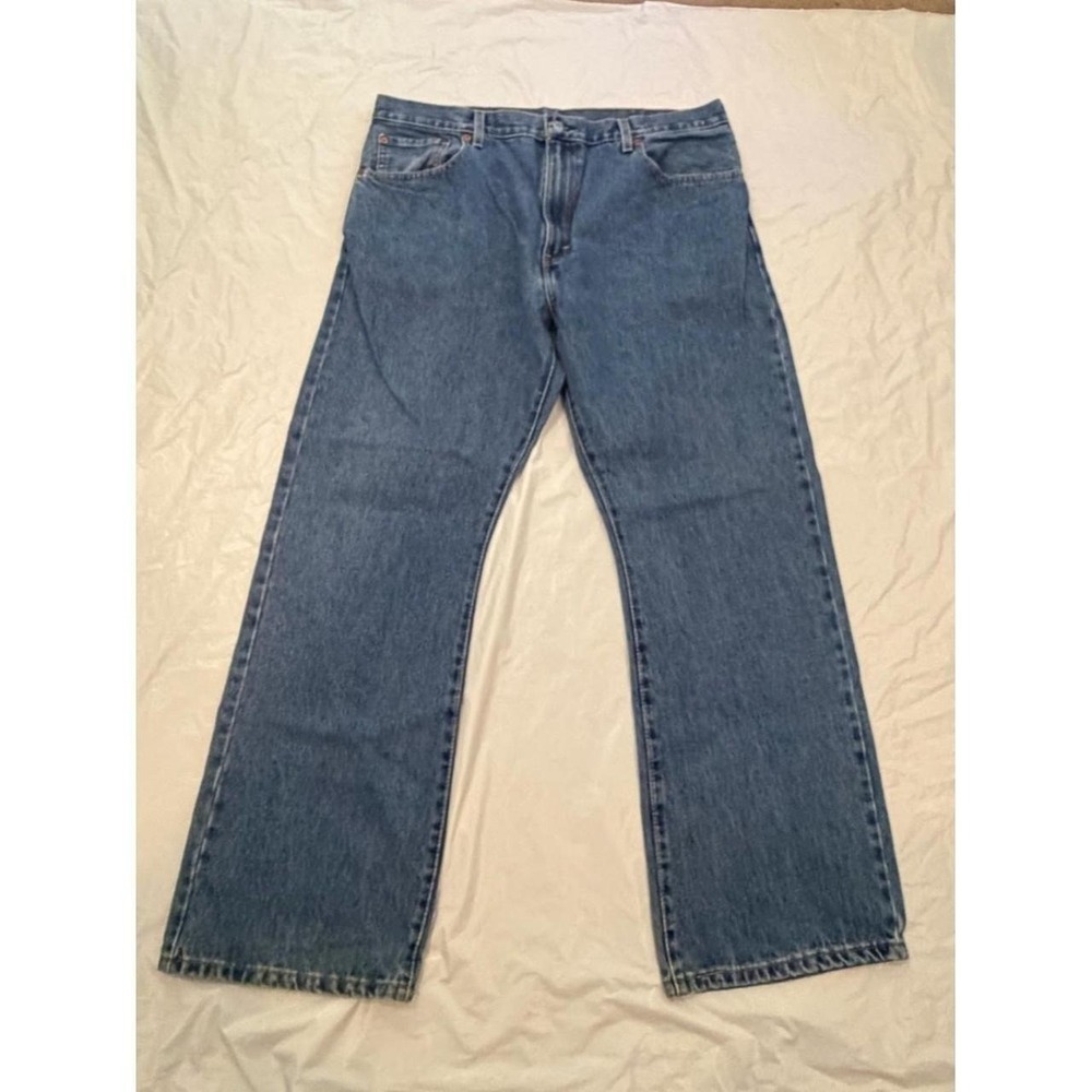 Levi's 517 Bootcut Men's 40x30 Blue Med Wash 100% Cotton Heavy Denim